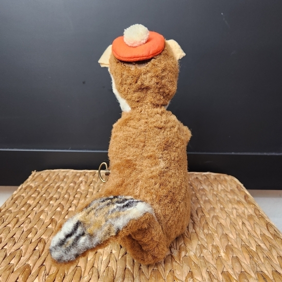 VTG Alvin and the Chipmunks Wind Up Musical Alvin Plush Figure With Harmonica - Picture 8 of 8